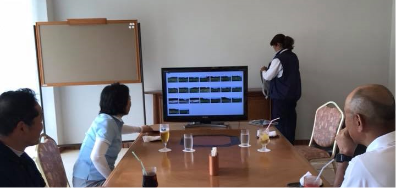 動画上映会しながらお茶会